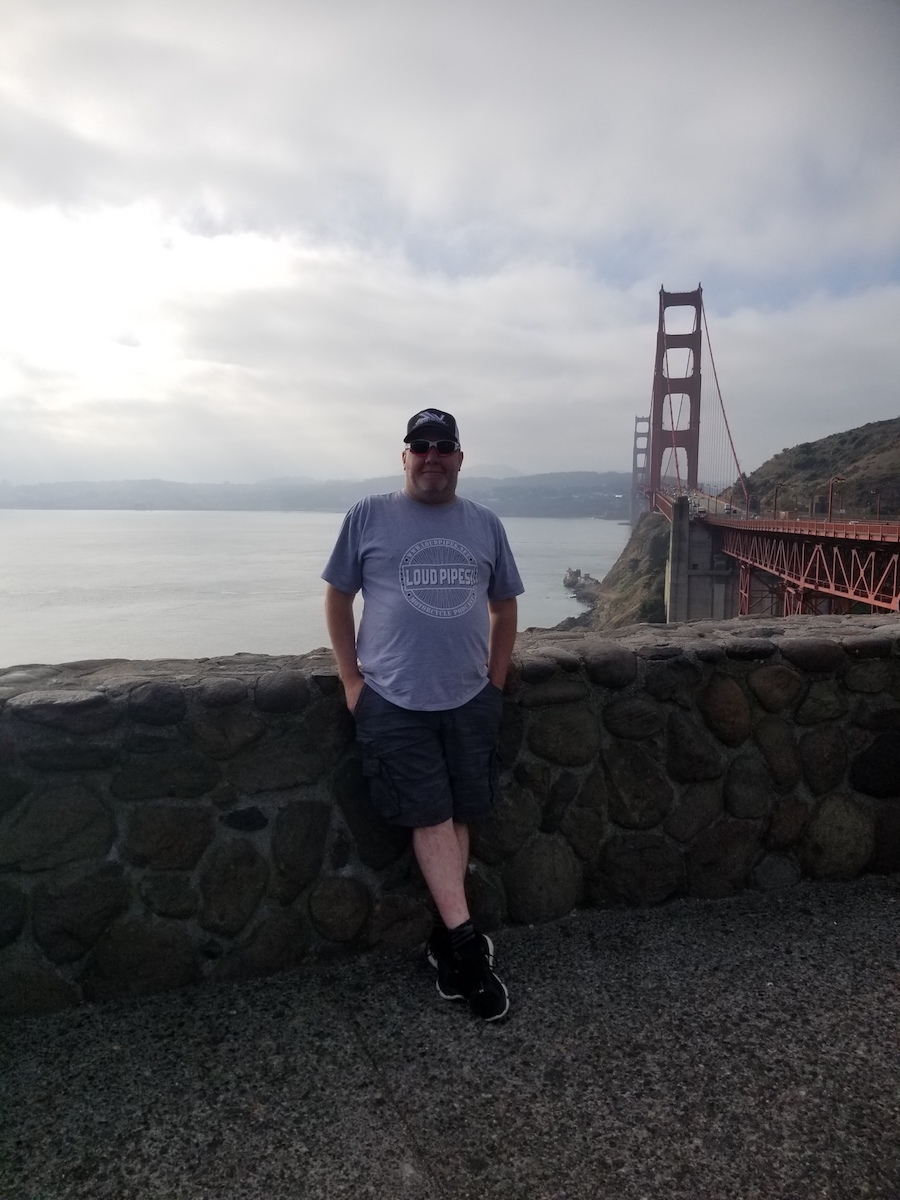 Jon at Golden Gate Bridge